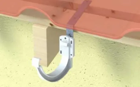 instalación de enganches para canalones en medianas de mena, burgos